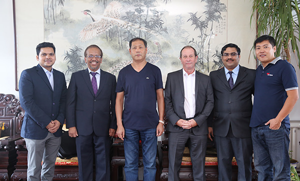 阿聯(lián)酋DUT客戶一行來到青島勤德索具有限公司進(jìn)行實(shí)地考察和交流學(xué)習(xí)